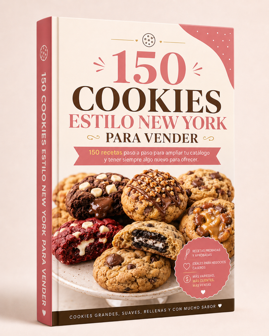 150 COOKIES ESTILO NEW YORK PARA VENDER