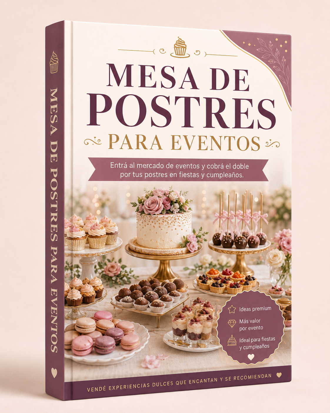 MESA DE POSTRES PARA EVENTOS
