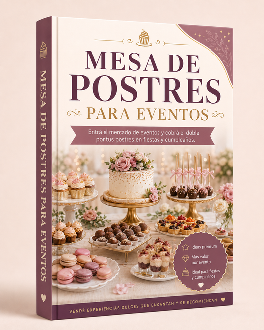 MESA DE POSTRES PARA EVENTOS