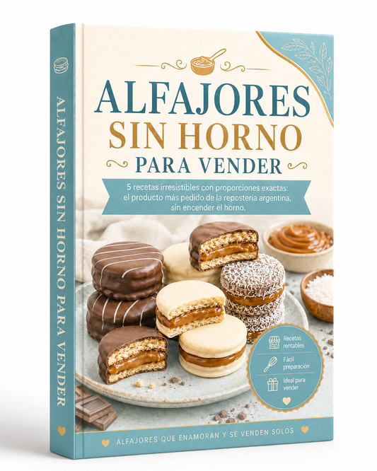 ALFAJORES SIN HORNO PARA VENDER